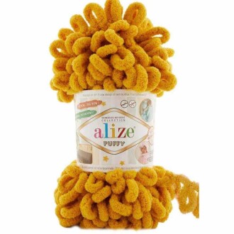 Alize Puffy El Örgü İpi 2 Hardal - Alize