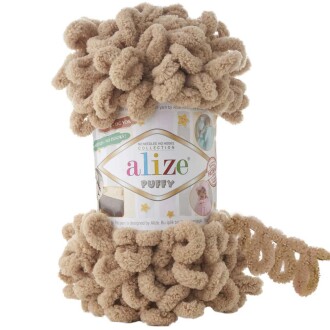 Alize Puffy El Örgü İpi 262 Bej - Alize
