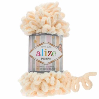 Alize Puffy El Örgü İpi 742 Vanilya - Alize