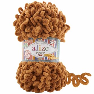 Alize Puffy Fine El Örgü İpi 179 Deve Tüyü - Alize