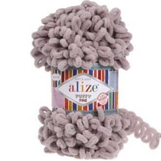 Alize Puffy Fine El Örgü İpi 268 Güvercin - Alize
