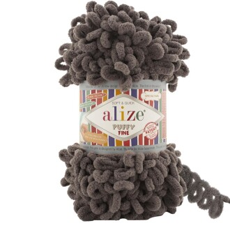 Alize Puffy Fine El Örgü İpi 305 Kakao - Alize