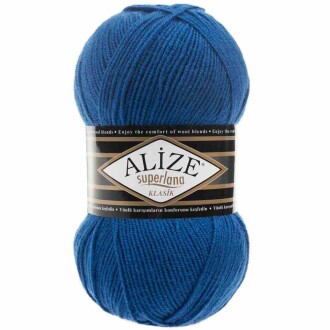 Alize Superlana Klasik Örgü İpi 141 Saks Mavisi - Alize