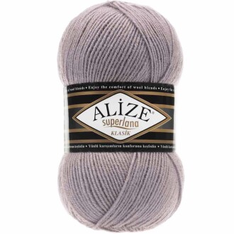 Alize Superlana Klasik Örgü İpi 142 Gül Grisi - Alize
