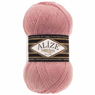 Alize Superlana Klasik Örgü İpi 144 Somon Pembe - Alize
