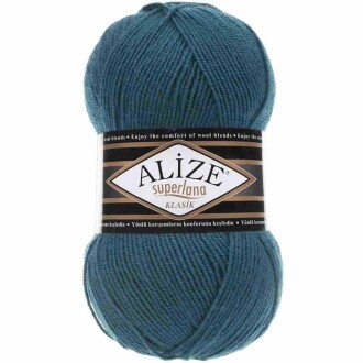 Alize Superlana Klasik Örgü İpi 212 Petrol - Alize