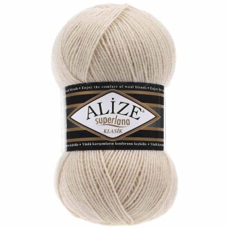 Alize Superlana Klasik Örgü İpi 310 Bal Köpüğü - Alize