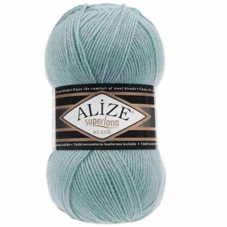 Alize Superlana Klasik Örgü İpi 463 Koyu Mint - Alize