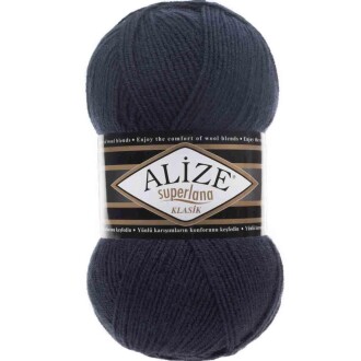 Alize Superlana Klasik Örgü İpi 58 Lacivert - Alize