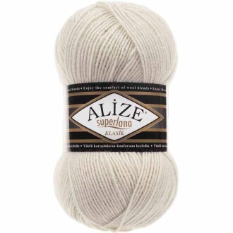 Alize Superlana Klasik Örgü İpi 599 Fil Dişi - Alize