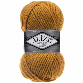 Alize Superlana Maxi Örgü İpi 02 Hardal - Alize
