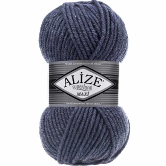 Alize Superlana Maxi Örgü İpi 203 Denim Melanj - Alize