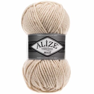Alize Superlana Maxi Örgü İpi 310 Bal Köpüğü - Alize