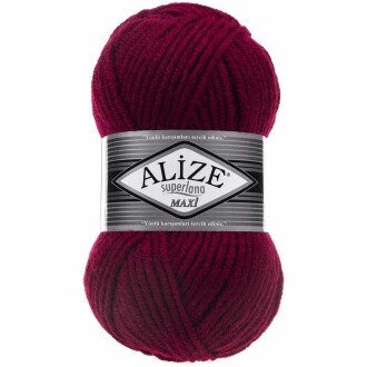Alize Superlana Maxi Örgü İpi 390 Vişne - Alize