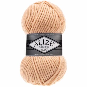 Alize Superlana Maxi Örgü İpi 502 Krem Karamel - Alize