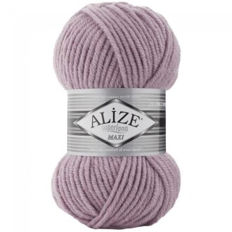 Alize Superlana Maxi Örgü İpi 505 Küllü Lila - Alize