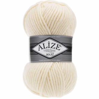 Alize Superlana Maxi Örgü İpi 599 Fil Dişi - Alize