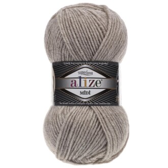 Alize Superlana Midi Örgü İpi 152 Bej Melanj - Alize