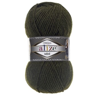 Alize Superlana Midi Örgü İpi 241 Koyu Orman - Alize
