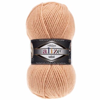 Alize Superlana Midi Örgü İpi 502 Krem Karamel - Alize