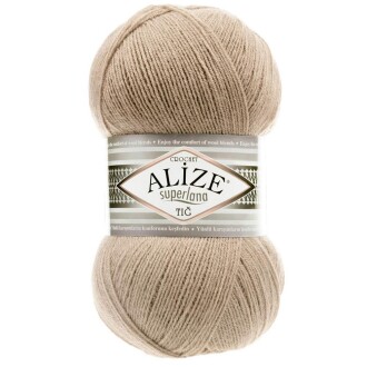 Alize Superlana Tığ Örgü İpi 05 Bej - Alize