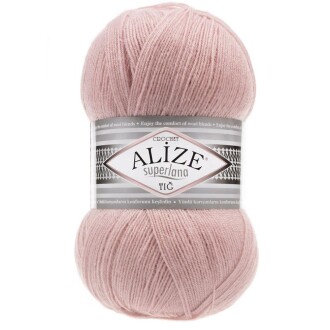 Alize Superlana Tığ Örgü İpi 161 Pudra - Alize