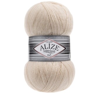 Alize Superlana Tığ Örgü İpi 310 Bal Köpüğü - Alize
