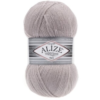 Alize Superlana Tığ Örgü İpi 652 Duman - Alize
