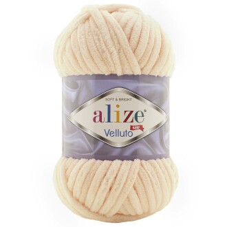Alize Velluto Kadife Örgü İpi 310 Bal Köpüğü Rengi - Alize