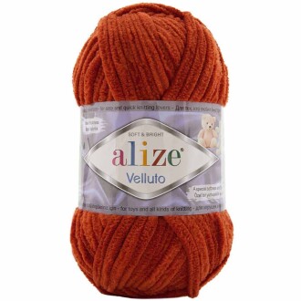 Alize Velluto Kadife Örgü İpi 36 Taba - Alize