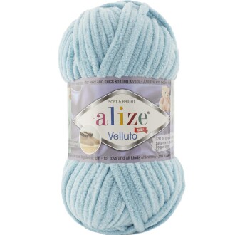 Alize Velluto Kadife Örgü İpi 414 Turkuaz Rengi - Alize