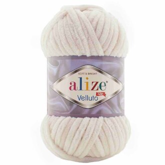 Alize Velluto Kadife Örgü İpi 599 Bej Rengi - Alize