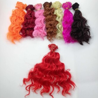 Amigurumi Dalgalı Saç 20 Cm ( 1 Adet ) - Orivyum