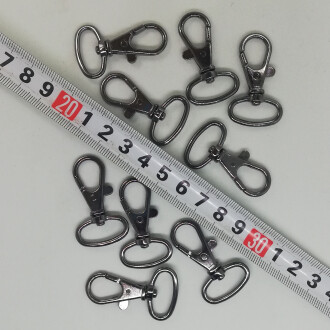 Anahtarlık Kancası Oval Siyah - Orivyum