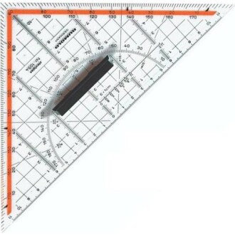 Ark Geoder Cetvel Geometrik Açılı Gönye - Modelist - Orivyum