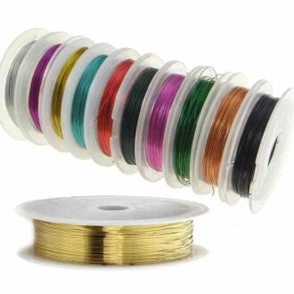 Bakır Tel 10 Metre (çiçek Ve Taç Teli) - Orivyum