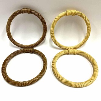 Bambu Çanta Sapı Rattan ( 1 Set ) - Orivyum
