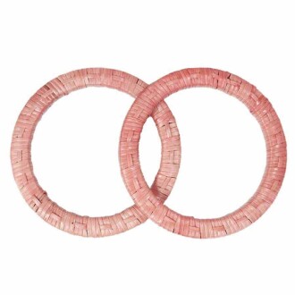 Bambu Çanta Sapı Yuvarlak 16 Cm Kahverengi - Orivyum