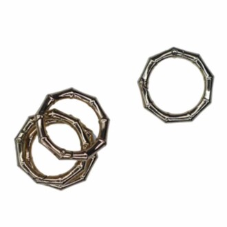 Bambu Model Metal Çanta Halkası Yaylı ( 10 Adet ) - 3