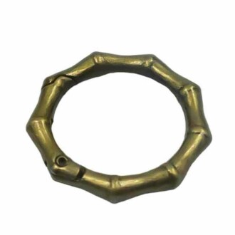 Bambu Model Metal Çanta Halkası Yaylı ( 10 Adet ) - 4