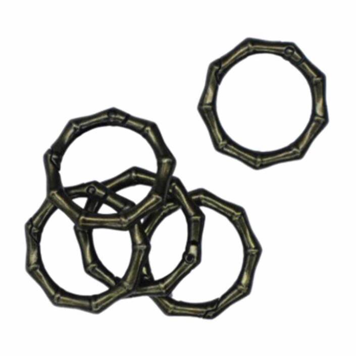 Bambu Model Metal Çanta Halkası Yaylı ( 10 Adet ) - 2