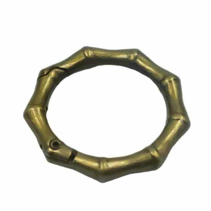 Bambu Model Metal Çanta Halkası Yaylı ( 10 Adet ) - 4