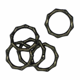 Bambu Model Metal Çanta Halkası Yaylı ( 10 Adet ) - 2