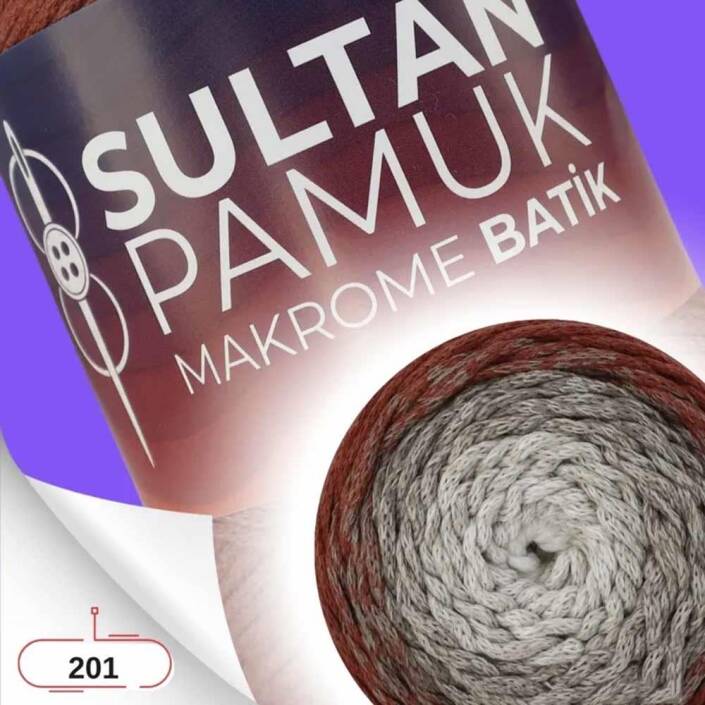 Batik Pamuk Makrome İpi No:201 ( 250 Gram ) - 1