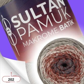 Batik Pamuk Makrome İpi No:202 ( 250 Gram ) - Orivyum