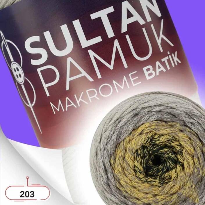 Batik Pamuk Makrome İpi No:203 ( 250 Gram ) - 1