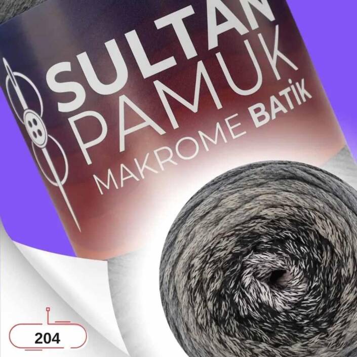 Batik Pamuk Makrome İpi No:204 ( 250 Gram ) - 1