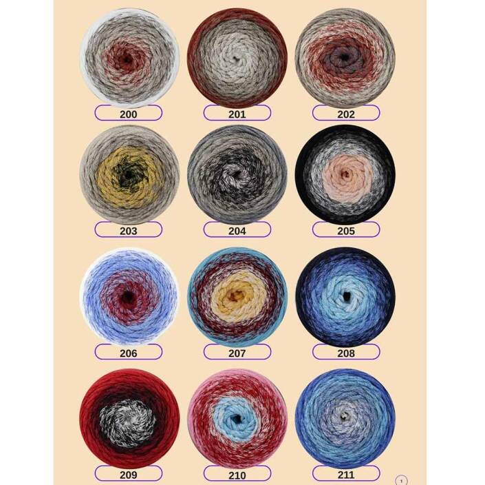 Batik Pamuk Makrome İpi No:211 ( 250 Gram ) - 3