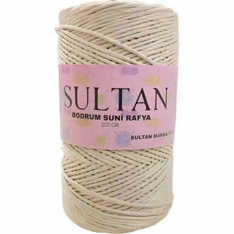 Bodrum Rafya İpi ( 200 Gr ) 01 Krem - Orivyum