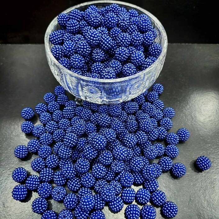 Böğürtlen Boncuk 14 Mm ( 500 Gram ) Parlament - 1